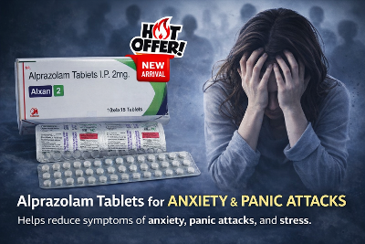 Alprazolam 2mg Xanax – Fast-Acting Relief for Anxiety and Panic